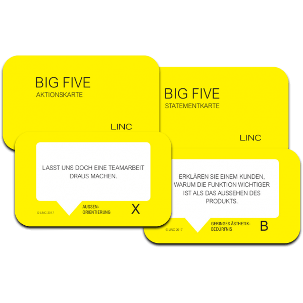 Linc Kartenspiel-Set Big Five