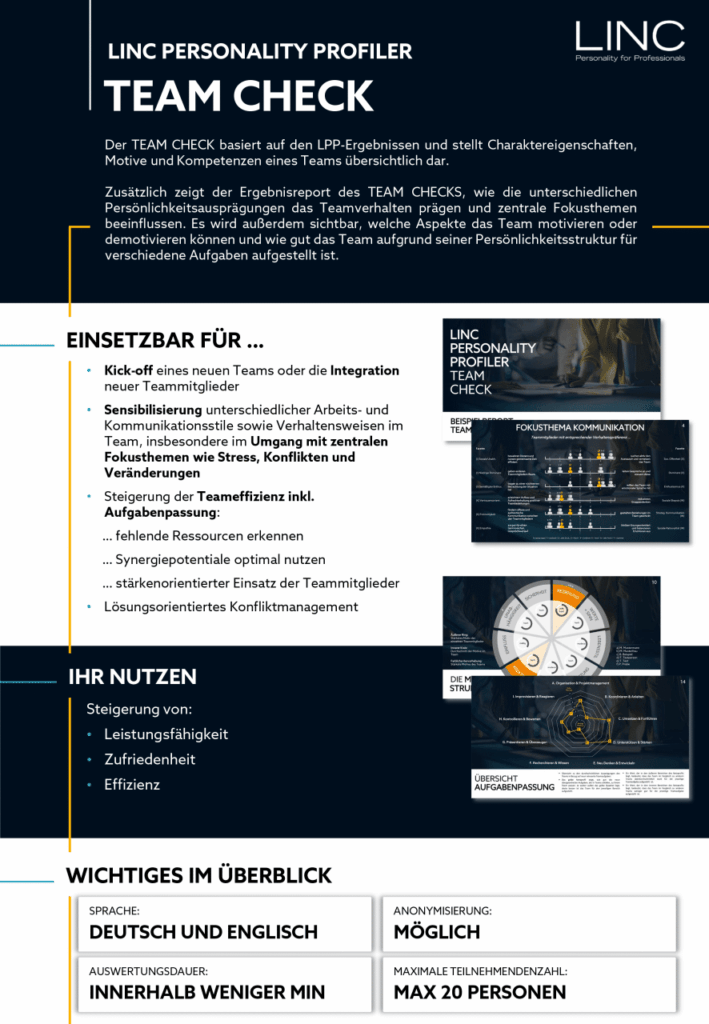 LPP TEAM CHECK Infoflyer NEU 05.06.2026 – LINC Personality Profiler