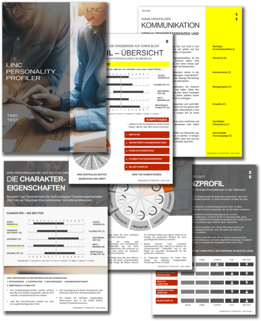 Infoveranstaltung LINC PERSONALITY PROFILER – LINC Personality Profiler